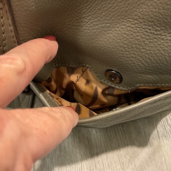 Aimee Kestenberg Tote BagCity Slicker   Charcoal/Taupe  Leather - Picture 6 of 16